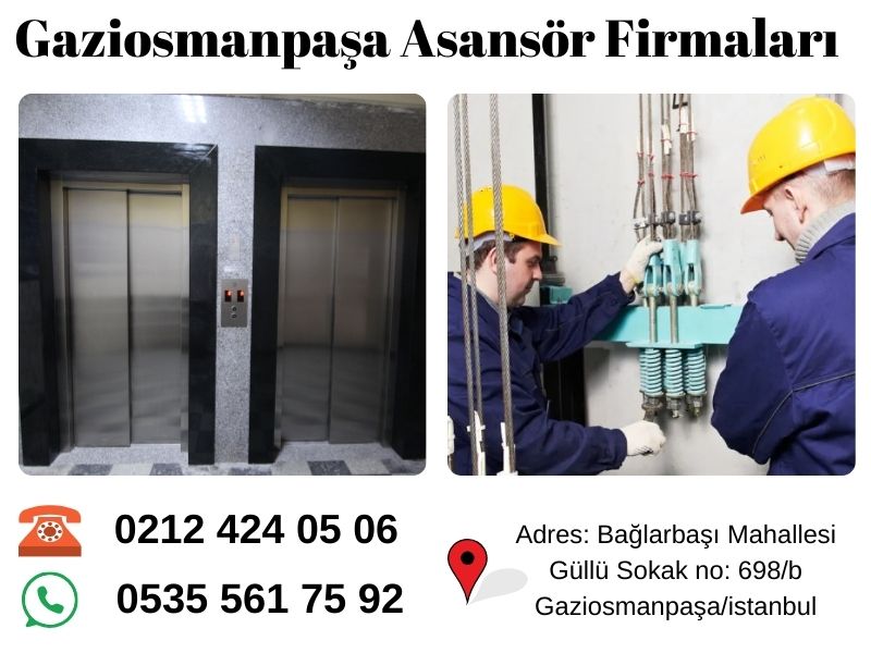 Gaziosmanpaşa Asansör Tamiri